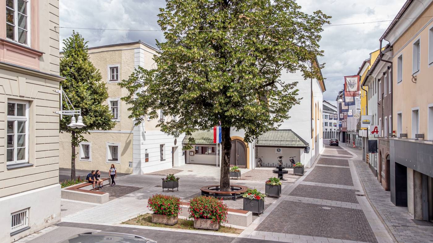 Die Muchargasse in Lienz ist eine Begegnungszone.