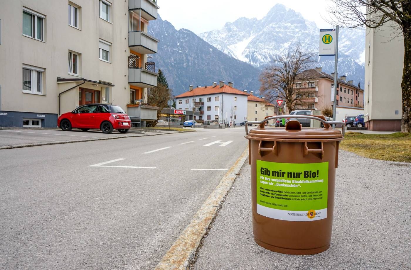 Biomüll wird im Winter 14-tägig abgeholt