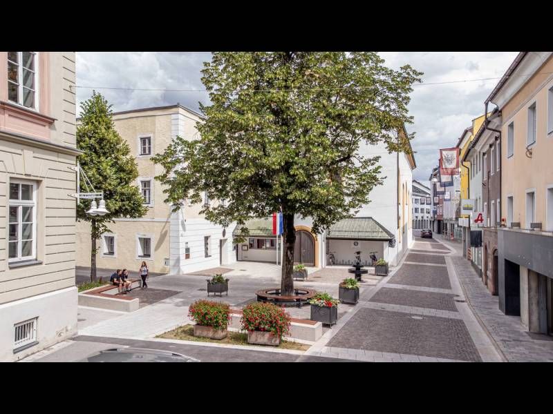 Die Muchargasse in Lienz ist eine Begegnungszone.