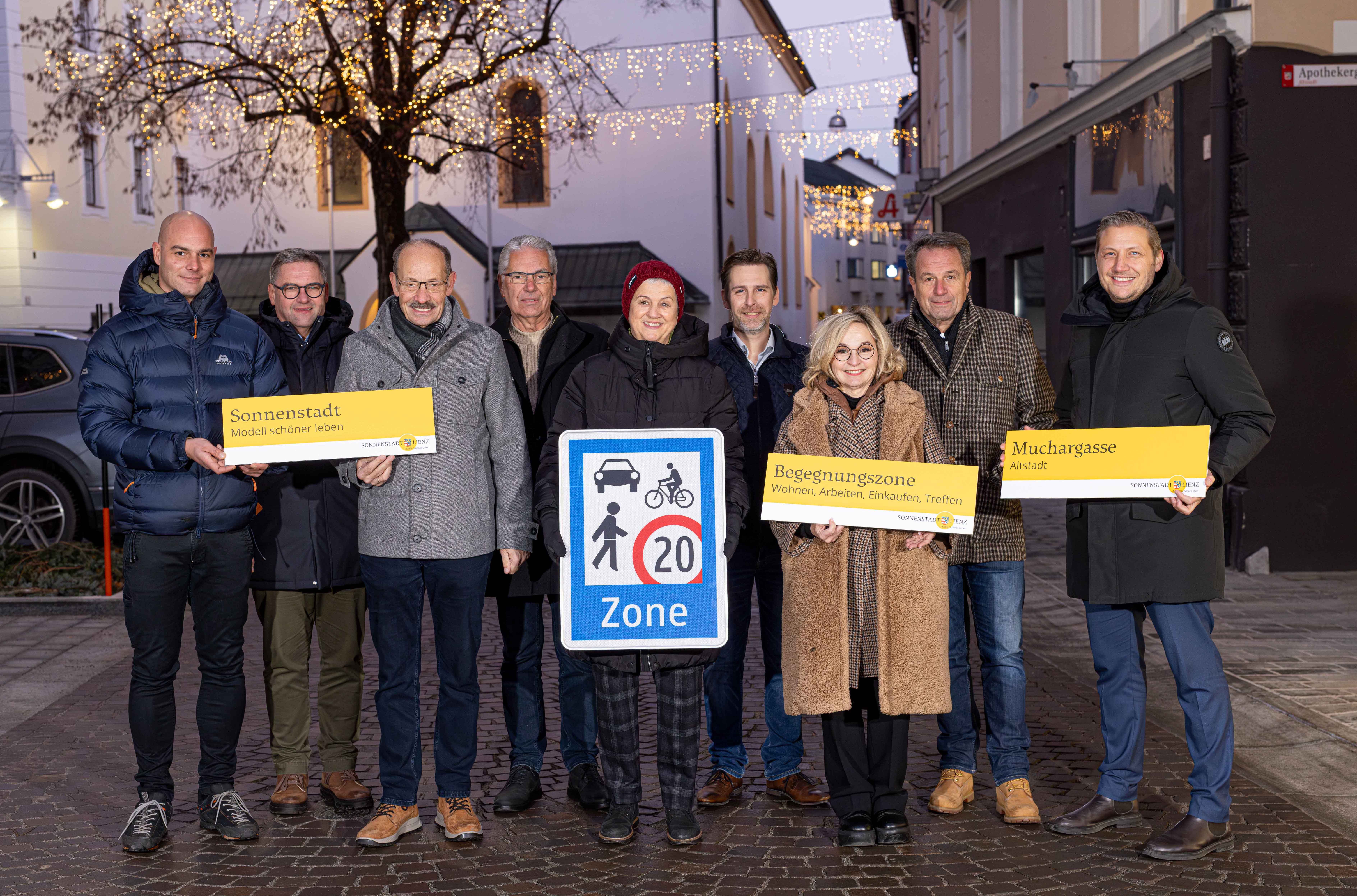 Die Muchargasse in Lienz ist ab jetzt Begegnungszone (© Stadt Lienz / Philipp Brunner)